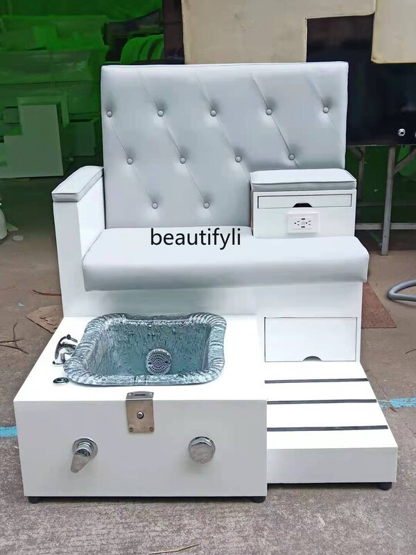 Manicure do paznokci pielęgnacja Pedicure kanapa specjalne krzesło z wibracją krzesło do masażu stóp Pedicure