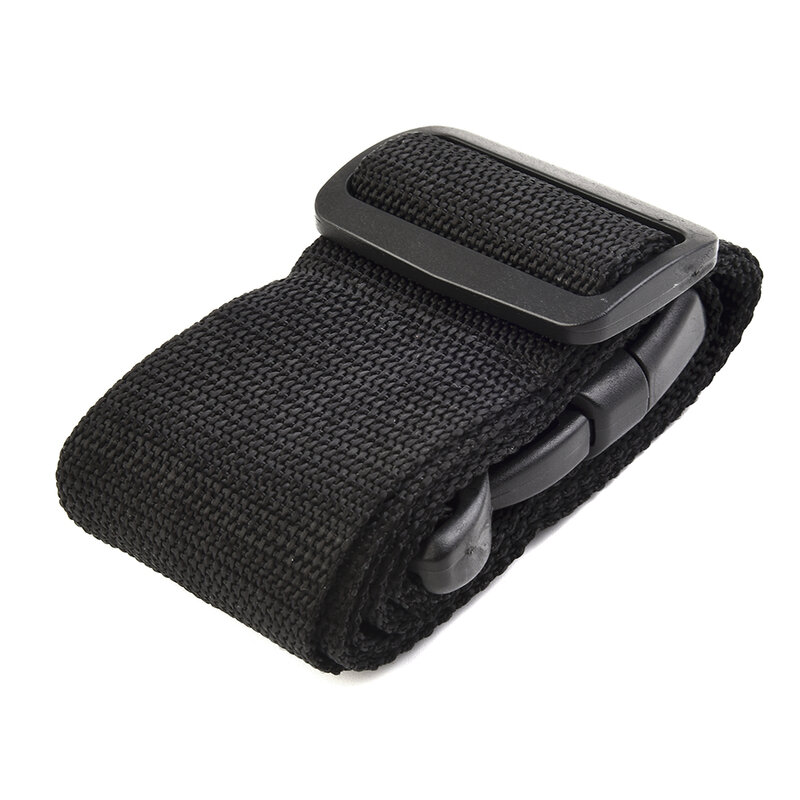 Дорожный нейлоновый ремешок для груза и багажа, прочный черный Дорожный комплект с пряжкой для ремня, инструмент для кемпинга и отдыха на открытом воздухе