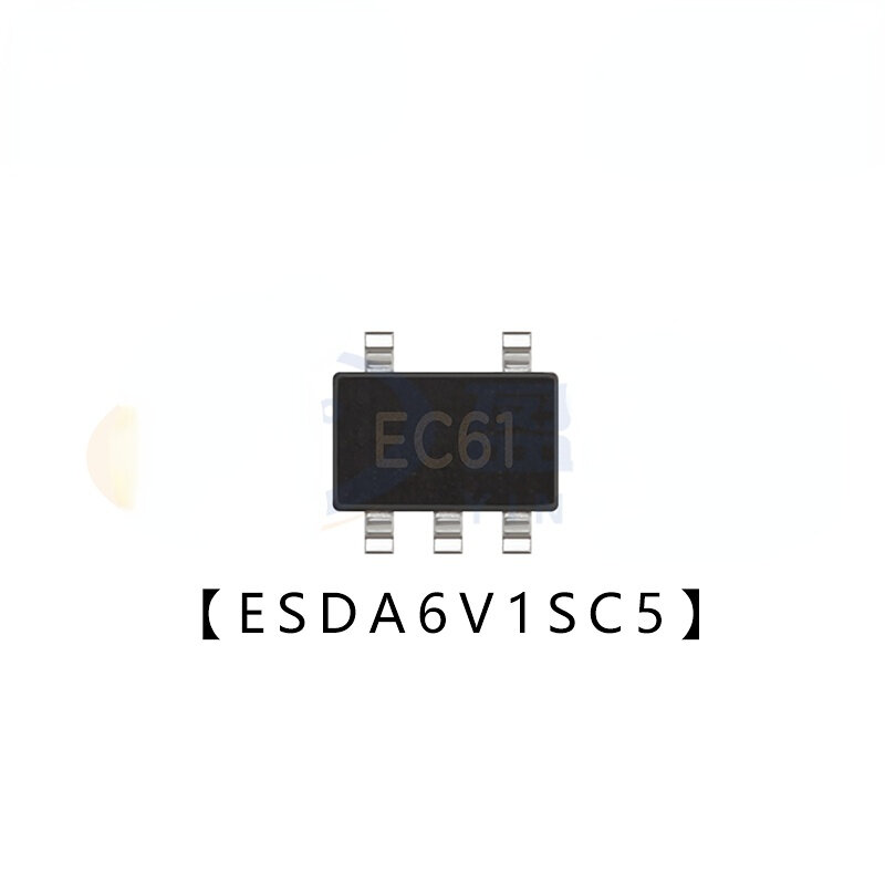 Diode TVS de protection antistatique ESD, ESDA6V1SC5 EC61 ESDA5V3SC5 EC53 ESDA14V2SC5 EC15 SOT23-5