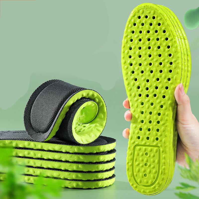 Sepatu olahraga deodoran sol dalam nyaman Plantar Fasciitis sol untuk kaki Pria Wanita sol sepatu ortopedi Aksesori lari