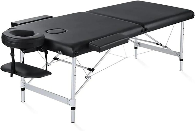 CHRUN Portable Massage Table Professional Massage Bed Wide 84in Lash Bed Facial Table SPA Beds Esthetician Height Adjustable Car
