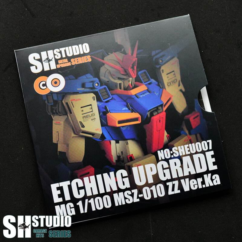 SH Studio Metal Etching Detail-up Parts For 1/100 MG ZZ Ver Ka Mobile Suit Modification Model Toys Metal Accessories