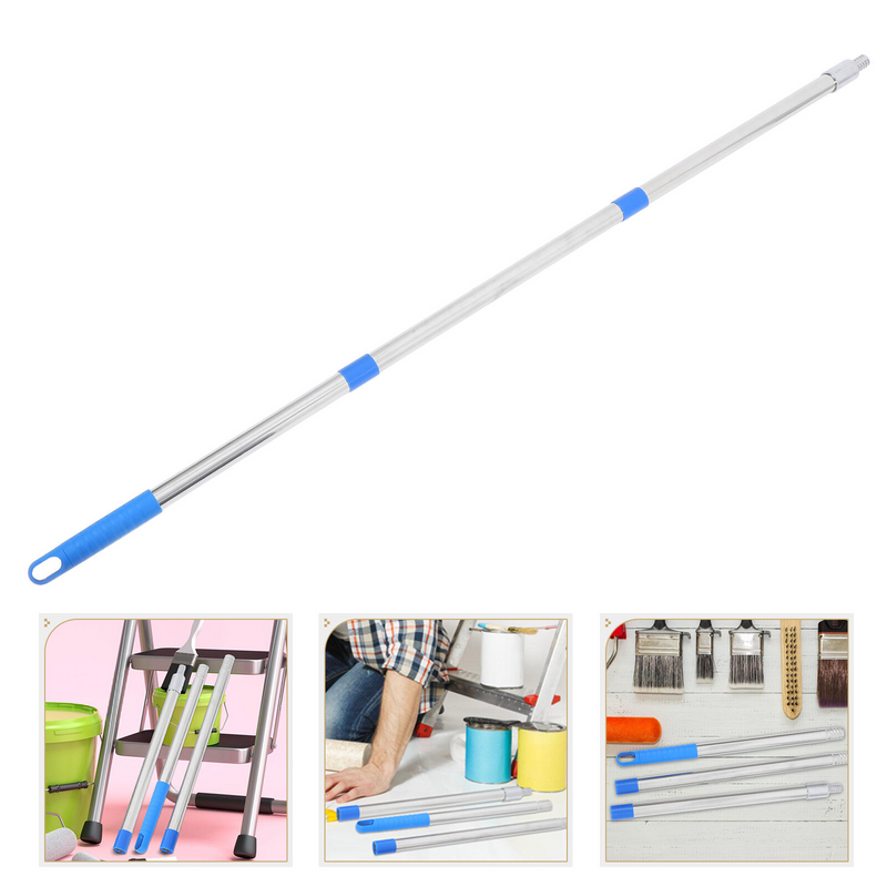 Stainless Steel Rod Telescopic Extension Pole Brush Thicken Metal Paint Aluminum Alloy Roller for Painting