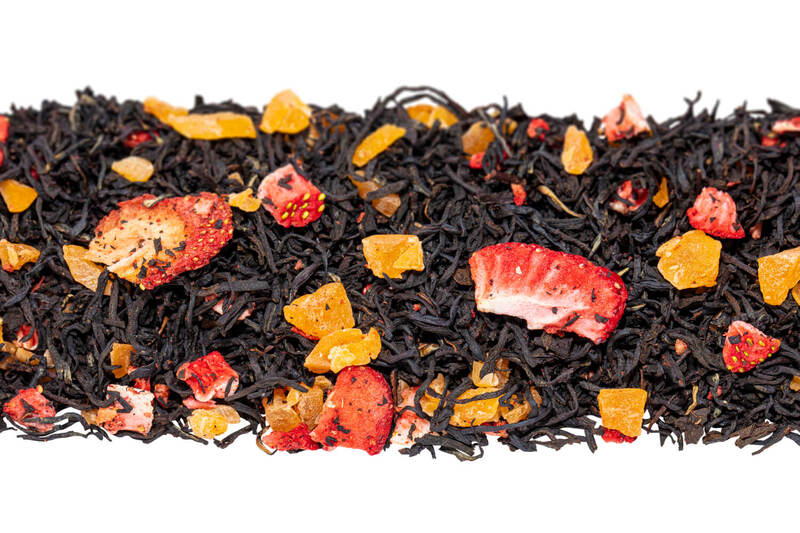 Чай черный Восточная сладость WEISERHOUSE (цейлонский чай с кусочками клубники, манго и персика), 200 гр.