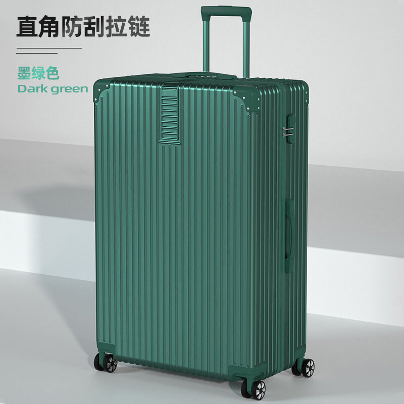 PLUENLI-maleta de viaje para hombre y mujer, Maleta de gran capacidad con contraseña, con ruedas universales, resistente al desgaste