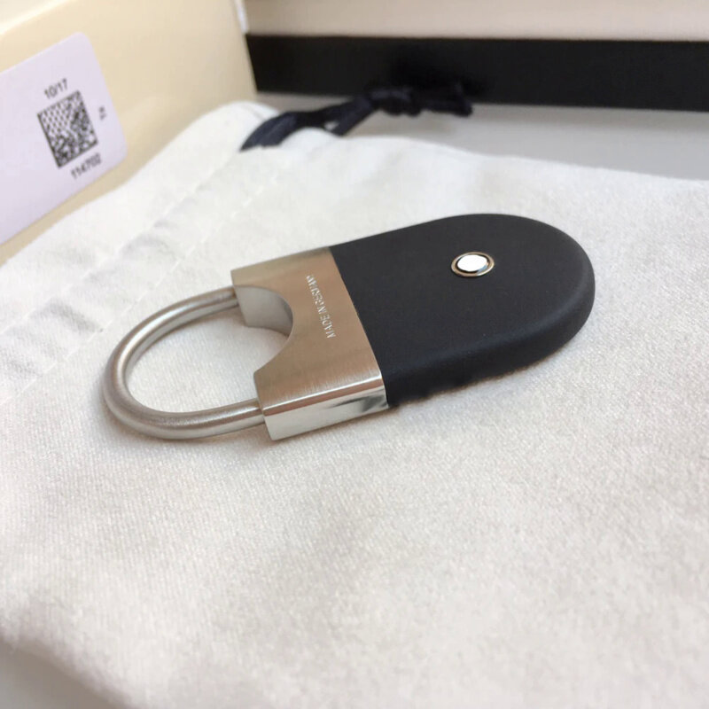 PJS luksusowy MB czarna guma blok farby brelok do kluczyków do samochodu 316 ze stali nierdzewnej pierścień wysokiej jakości klasyczny brelok z pudełkiem