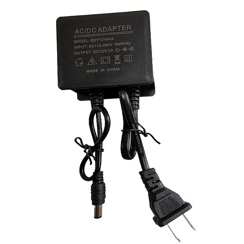 12V2A Waterproof IP66 For camera Power AC Outdoor 100V-240V Converter Adapter DC 2000mA LED Supply EU US Plug 5.5mm x 2.1-2.5mm