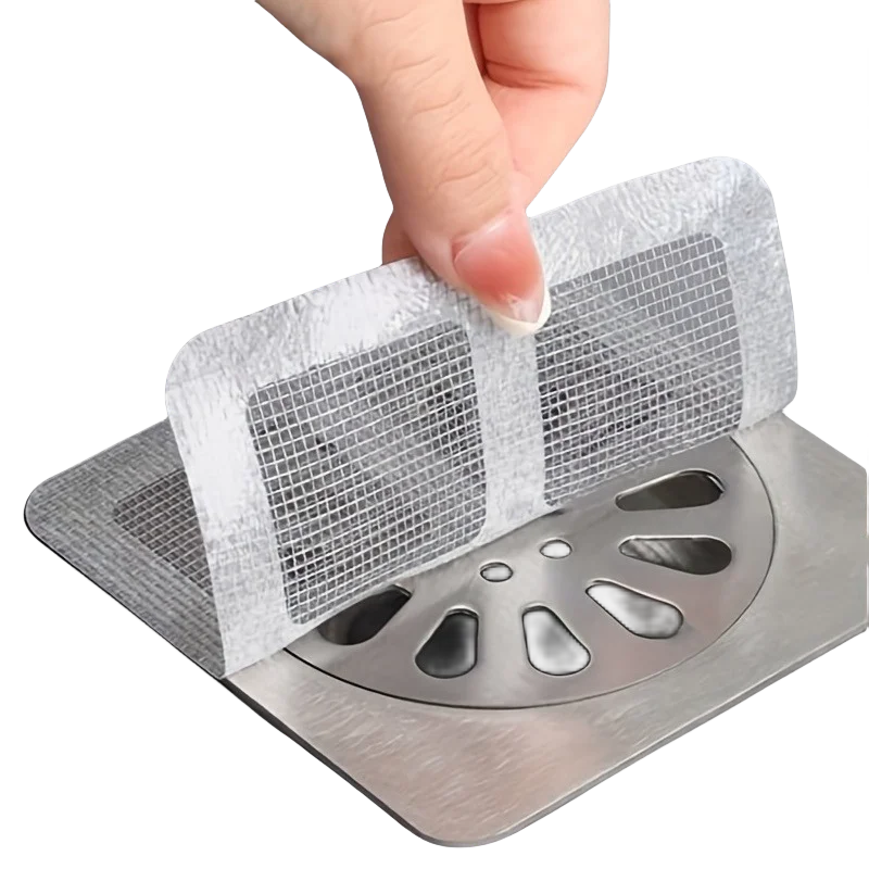 Coperchio del filtro di scarico da 10 pezzi per tappo per capelli, filtro in Silicone Anti-mosca filtro monouso per lavello cucina e bagno