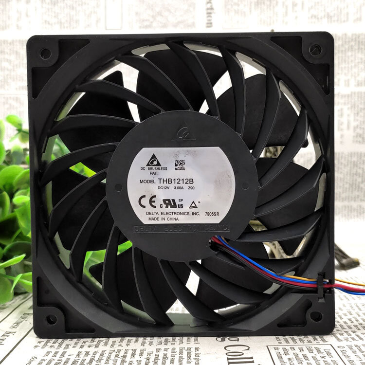 THB1212B 12025 12V 3A 12CM 4WIRES PWM COOLING FAN
