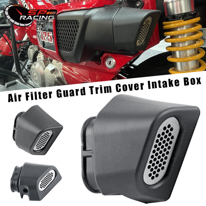 CT125 Air Filter Cover For Honda Hunter Cub CT125 JA55 JA65 Trail125 2020-2024 Air Filter Guard Trim Cover Intake Box Clean