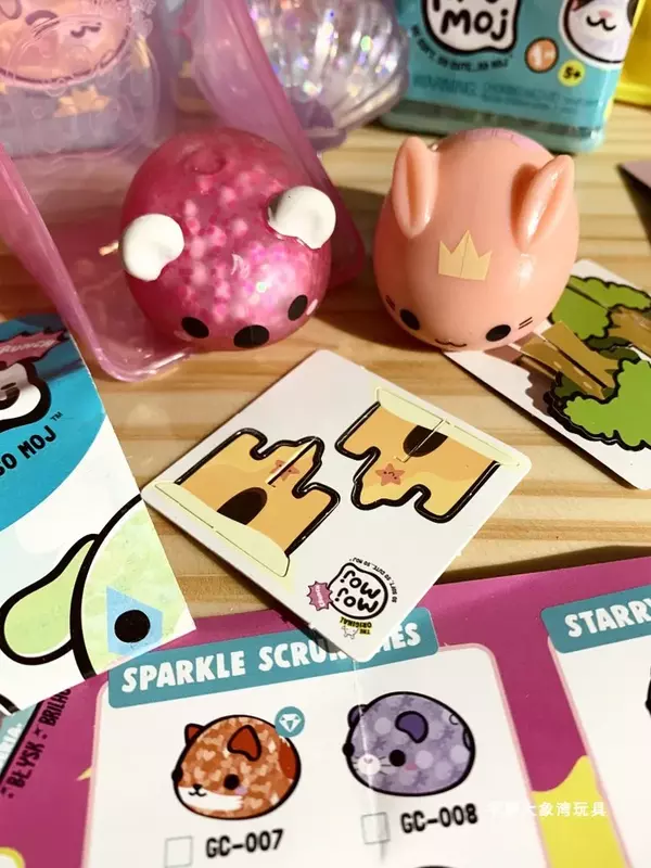 MOJ MOJ 스트레스 해소 장난감 스퀴시 스트레스 방지 귀여운 동물, 부드러운 스트레스 방지 인형 컬렉션, 어린이 생일 선물