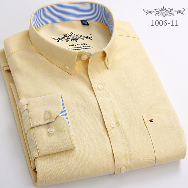 남성용 긴팔 셔츠, 슬림핏 포멀 셔츠, 화이트 플리언 셔츠, 싱글 포켓 상의, 사무복, 무료 배송 아이템, 신제품