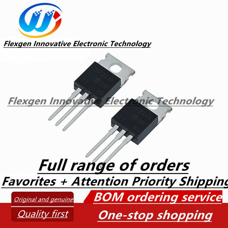 IRFZ44NPBF IRFZ44N package TO-220 N-channel 55V/49A in-line MOSFET FET