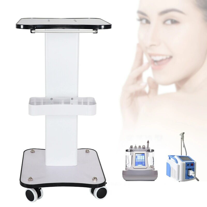 3-Tier Salon Table Trolley Stand  Beauty Cart with Wheel, Max Load 40kg