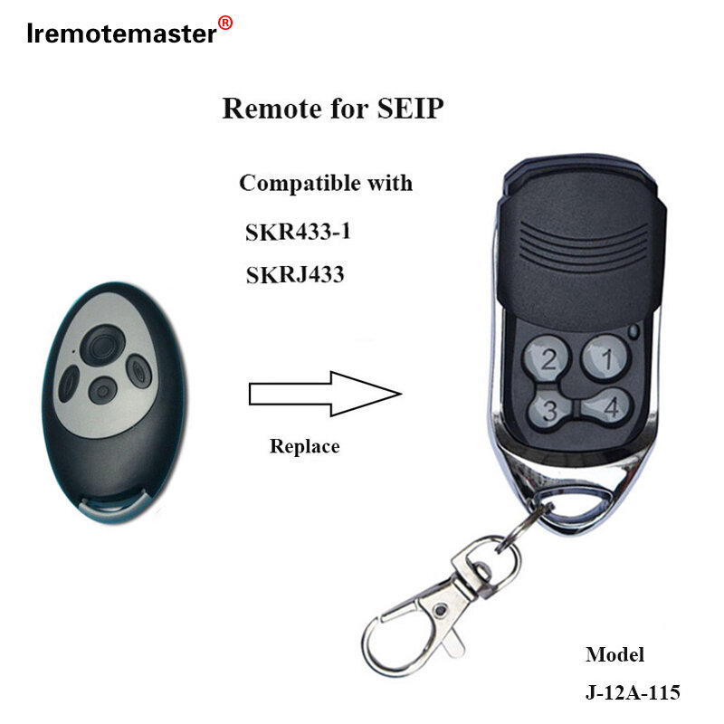 استبدال SEIP SKR J433 433-1 433-3 باب المرآب بوابة التحكم عن بعد فتاحة SKRJ433 SKR433-1 SKR433-3 433MHz المتداول
