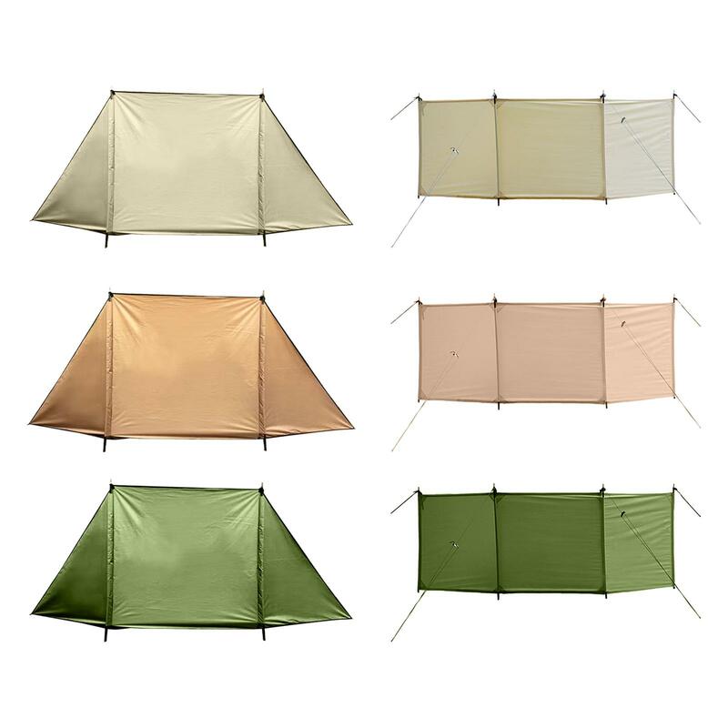 Wind and Wind Protection Privacy Screen, Outdoor, Caminhadas, BBQ, Mochila