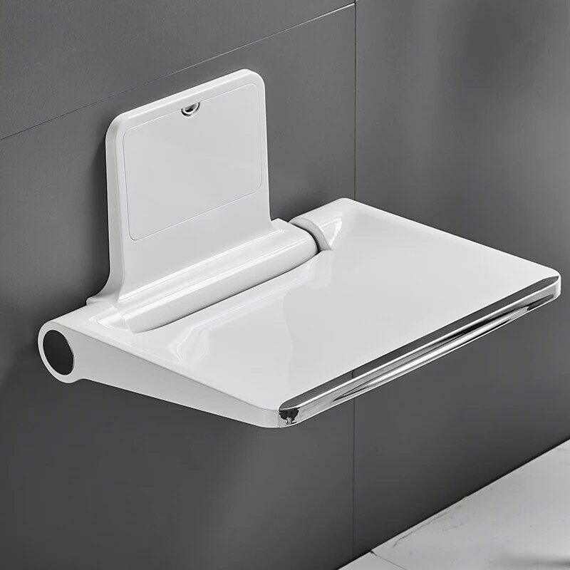 Mobília do banheiro dobrável ultra fino parede pendurado chuveiro retrátil cadeira multifuncional varanda sapato toalete mudando fezes