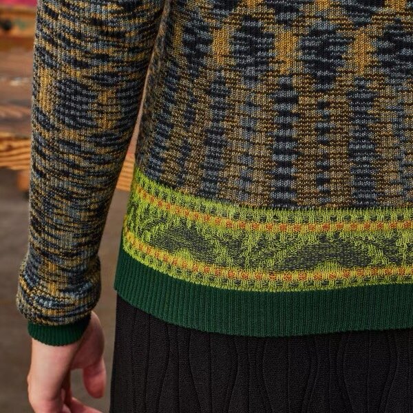 Handel zagraniczny oryginalne zamówienie z Hiszpanii nowy produkt damski sweter z okrągłym dekoltem slim fit na co dzień