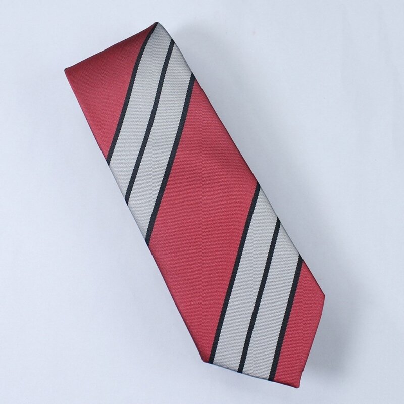 Corbata con patrón rayas para escuela mágica abanico Anime, corbata bonita para uniforme, traje para estudiantes y para