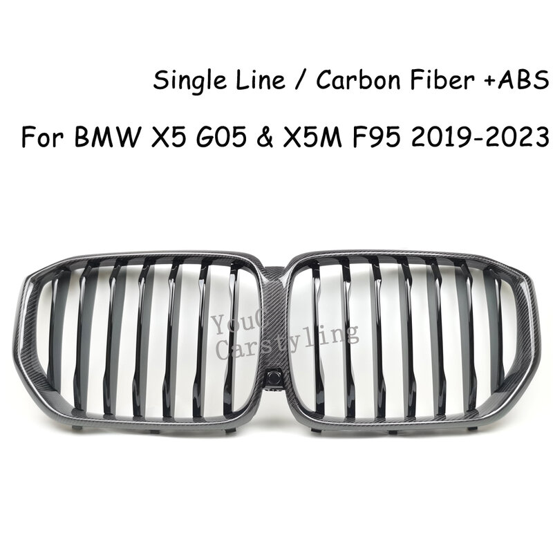 フロントバンパーg05,bmw x5 g05およびx5m f95 2019-2023, 1-スラットレーシンググリルの交換