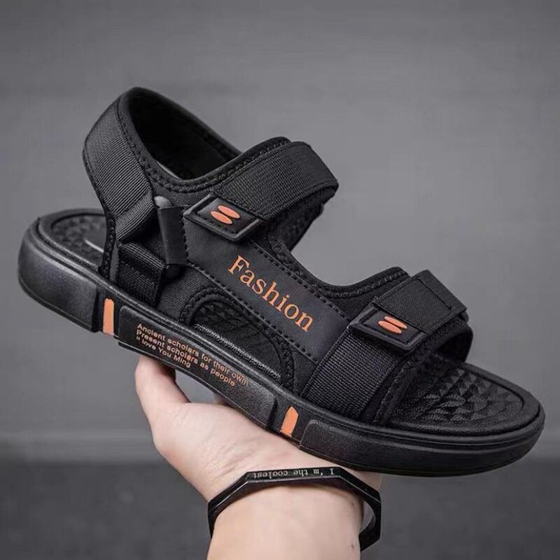 New Men Sandals Summer Outdoor Leisure Beach Holiday Sandals Shoes for Men Comfortable Lightweight Lndoor Casual Shoes Male 슬리퍼