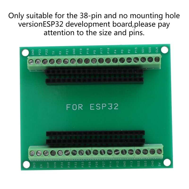 Scheda Breakout ESP32 scheda di espansione microcontrollore GPIO 32 per versione a 38pin