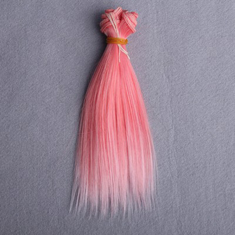 Darmowa wysyłka 15cm hurtownie proste włosy DIY do włosów/peruki dla BJD dla monster high dla lalki barbie