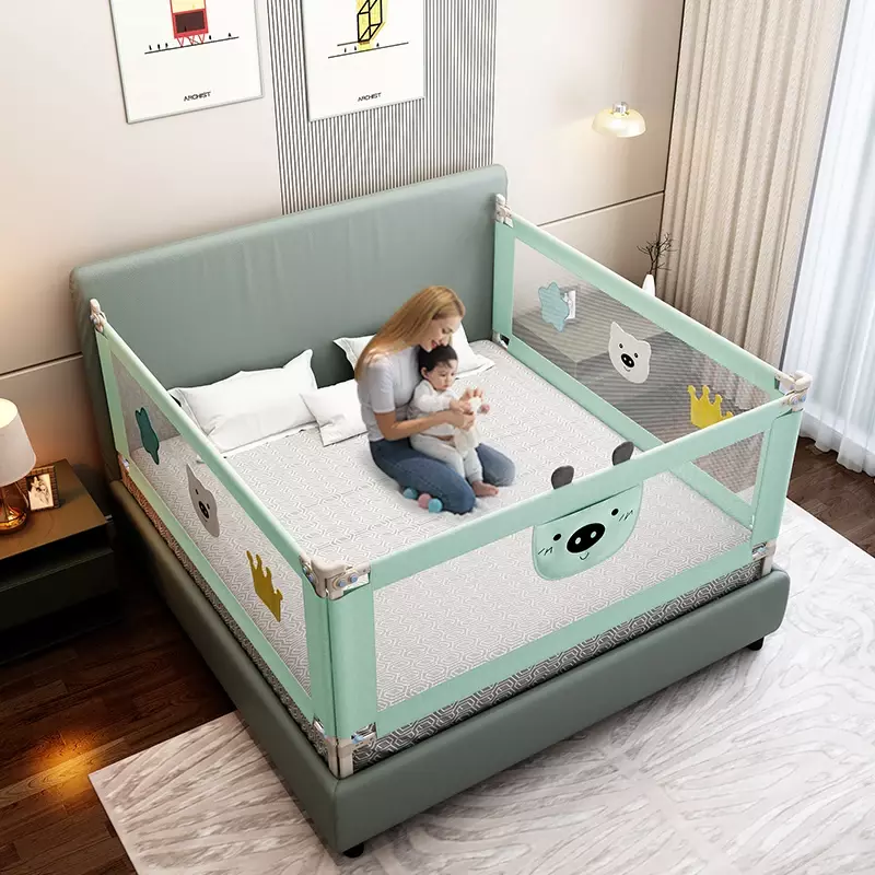 Colorful Baby Safety Bed Product Kids Bed Rail Security Fall Prevention