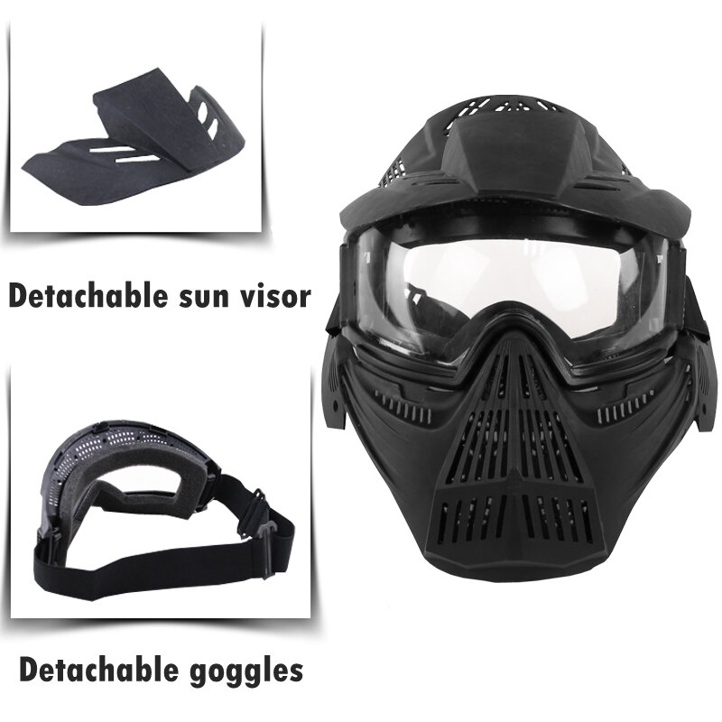 タクティカル保護マスク,ハンティングボール,ペイントボール,目の保護具