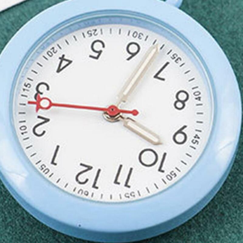 남녀 공용 방수 쿼츠 배터리 작동 키체인 시계, 간호사 포켓 시계, 여성 및 남성용 선물 시계