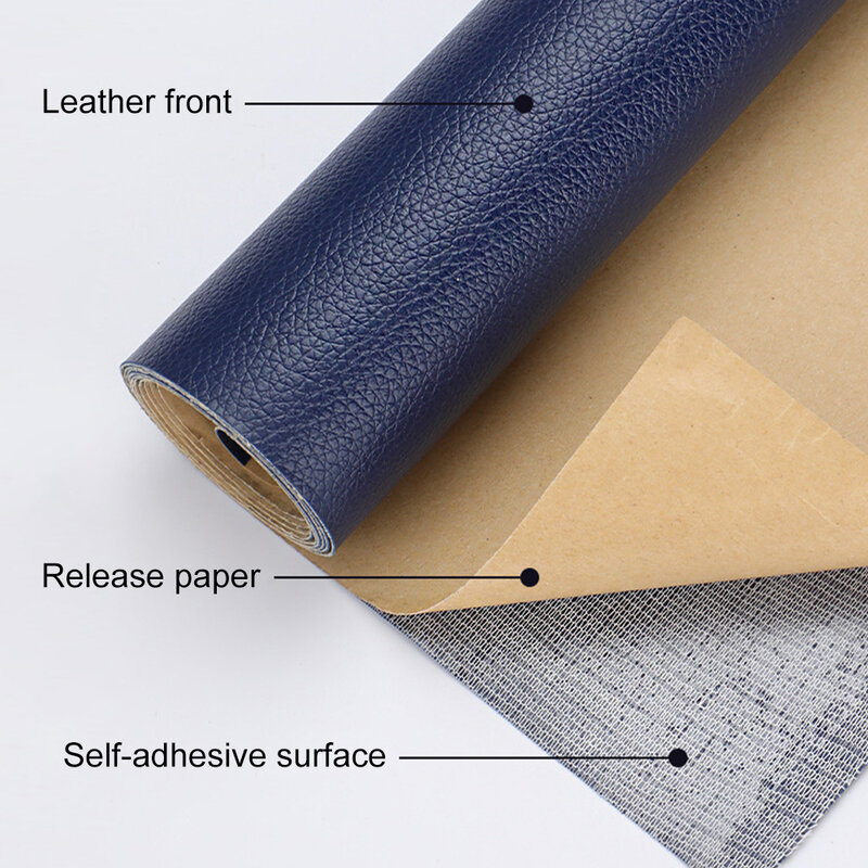 5PCS 20*30cm PU Leather Repair Patch Self-Adheisve Leather Tape Upholstery Sticker for Car Seat Sofa Table Chair Bag Shoes Home