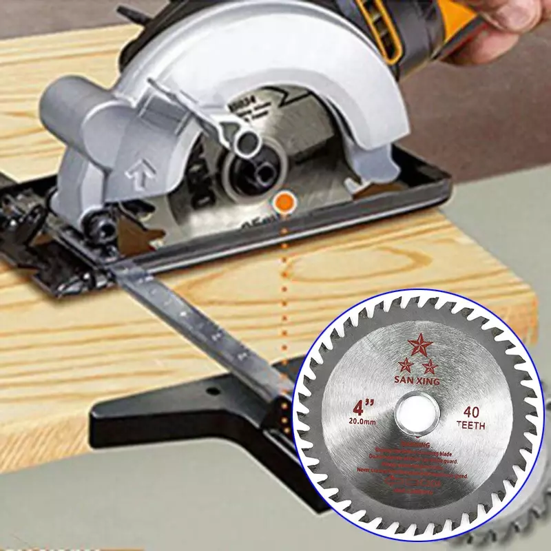 Hoja de sierra Circular práctica y duradera, herramienta de goma dura de repuesto para carpintería, aleación de plástico, acero, madera, 115mm