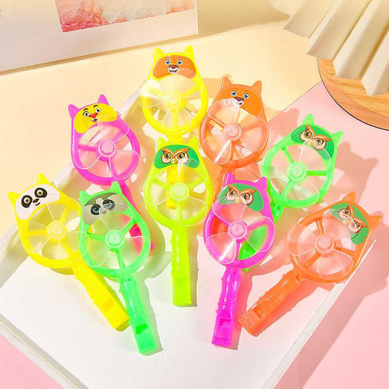 1PC Kids Reward Small Toy Fun Colorful Panda Big Windmill Whistle Game Children's Day Baby Shower Birthday Party Gift