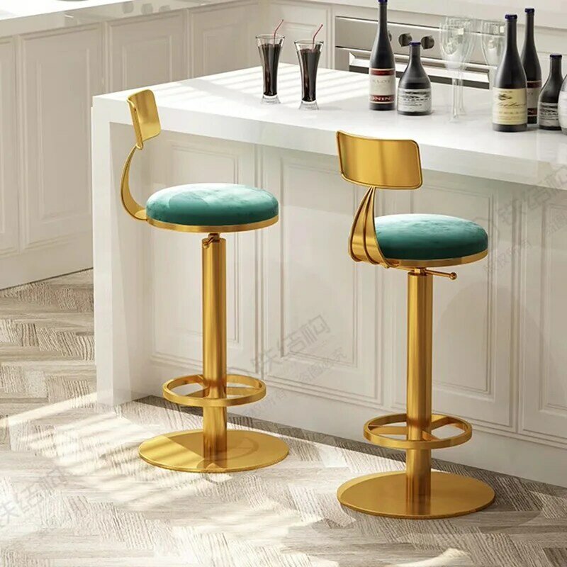 Minimalisti scher europäischer Bar stuhl Luxus Retro Rezeption Schreibtisch Design Stuhl Industrie Salon Sillas Para Comedor Counter Möbel