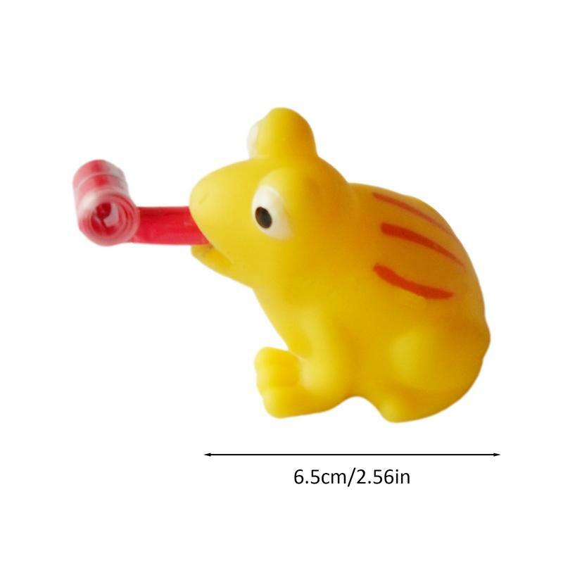 Zabawna żaba wyciskana zabawka do wyciskania języka zabawki sensoryczne biurko zabawki odprężające dla małych dzieci