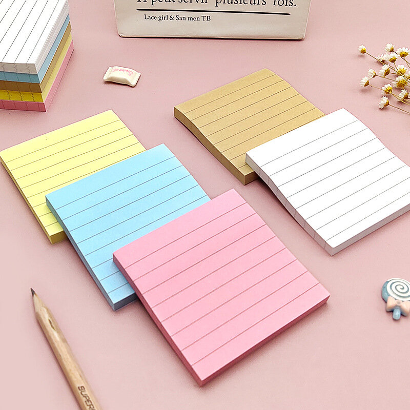 Student Stationery Writing Pads Office Supplies Plan Notebook Sticky Notes To Do List Tearable Notebook Memo Pads