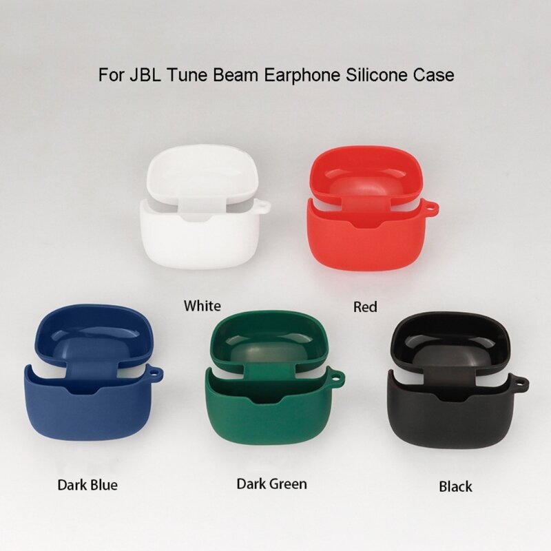 Casing pelindung Headphone cocok untuk JBL Tune Beam lembut penutup tahan guncangan cangkang dapat dicuci perumahan Anti debu lengan Bingkai