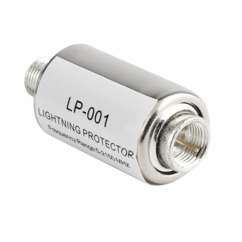 5-2150MHz Lightning Arrester Low Insertion Loss Surge Protecting Devices For CB Ham Receiver & TV Lightning-proof Gadgets