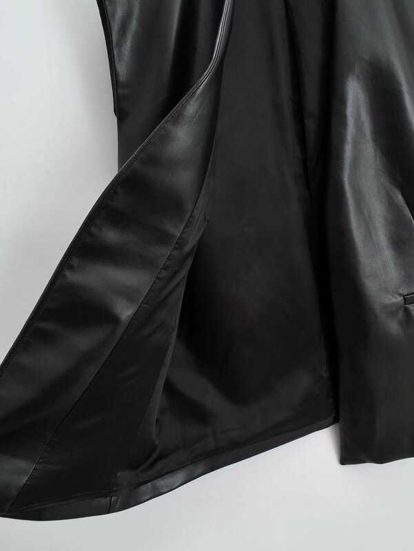 Кожаные Жилеты, женский модный популярный жилет из искусственной кожи, зимний брендовый мотоциклетный жилет, облегающая верхняя одежда, жилет, куртка, Длинный жилет
