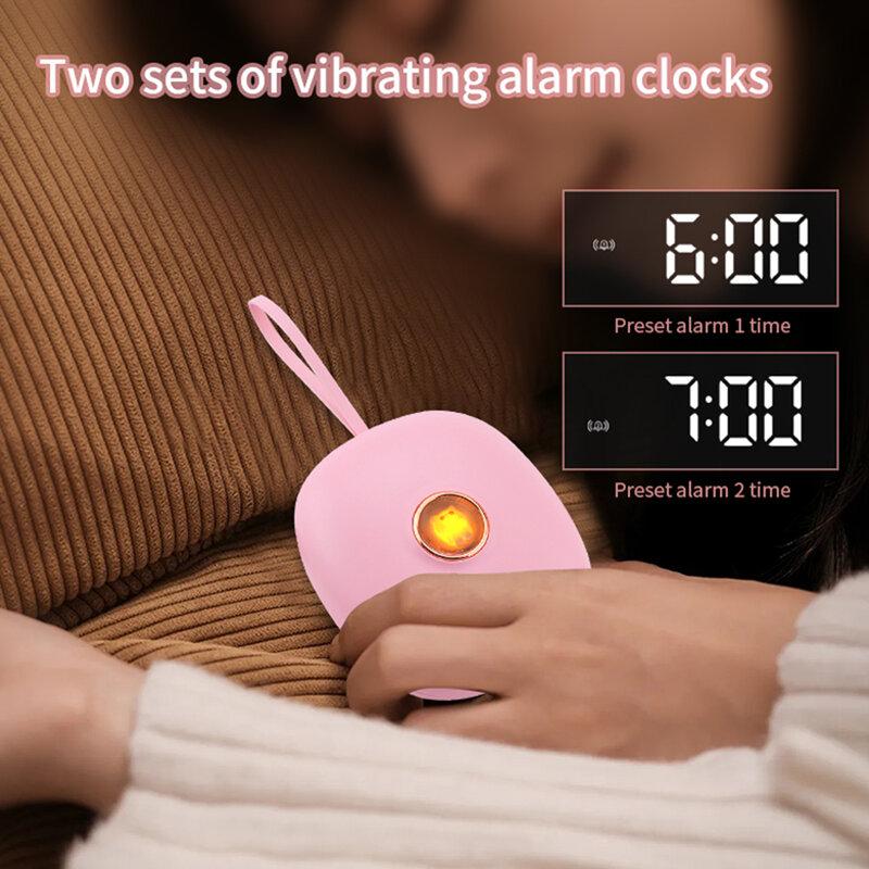 Petunjuk jam Alarm belajar dan bangun dua set jam Alarm ABS kira-kira. Lampu pengingat berkedip 11x9x3cm