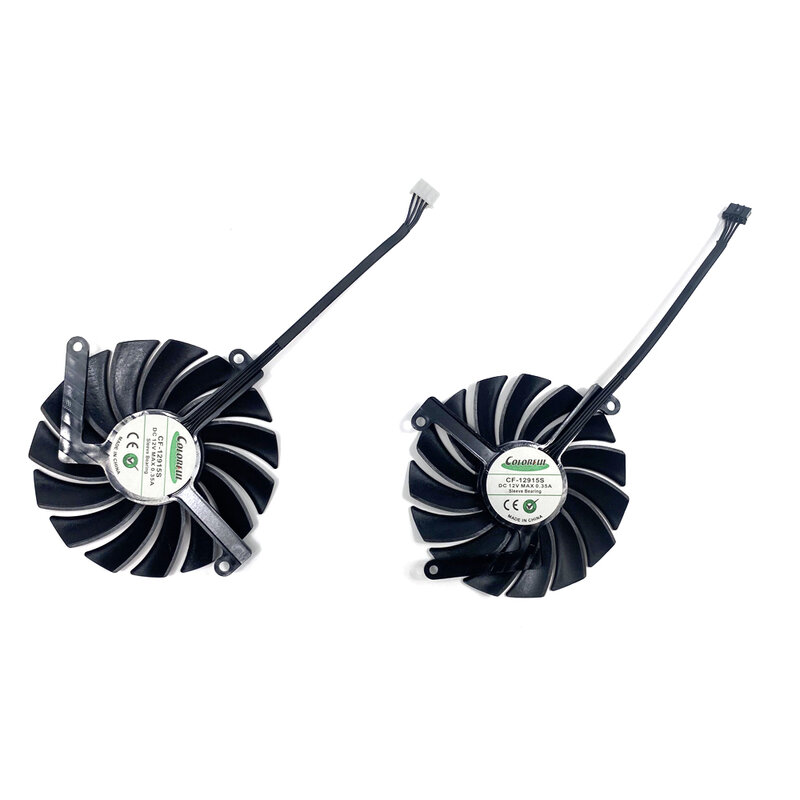 Ventilador de refrigeração para placa gráfica, Inno3D, GeForce RTX 3060Ti, GeForce RTX 3050, substituição 85mm, 4PIN CF-12915S, 0.35A GPU FANS