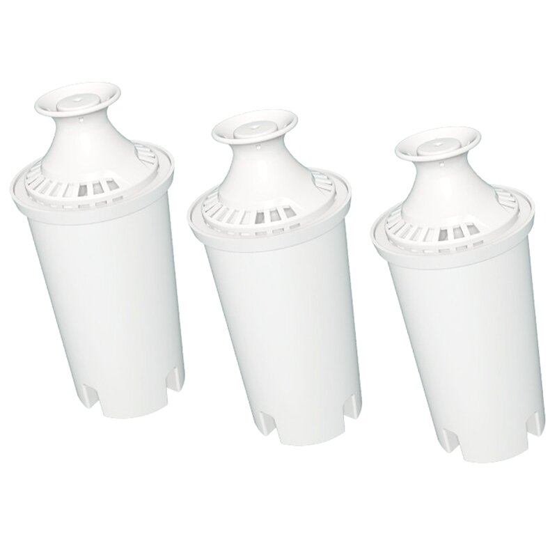 Se adapta al reemplazo del filtro de agua estándar Brita para jarras y dispensadores, dura 2 meses y reduce el sabor y el olor del cloro