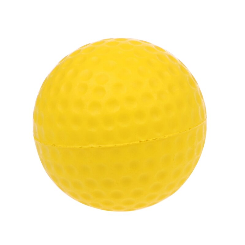 Espuma amarela bola de golfe treinamento macio bolas de espuma prática bola dropship
