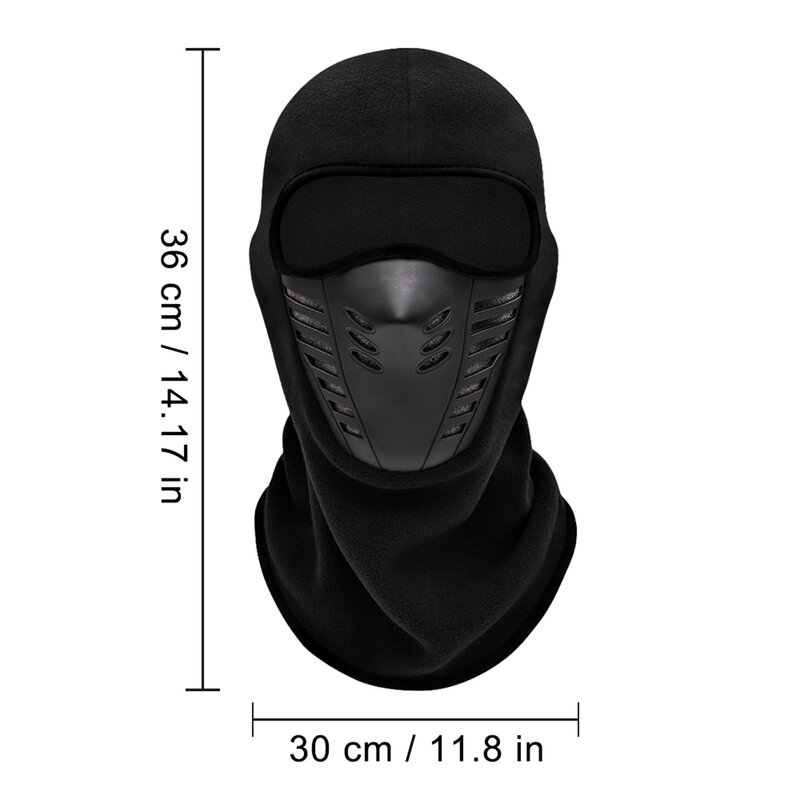 Balaclava Ski Cover Motorcycle Face Covers Winter Face Gaiter Thermal Fleece Face Covering With Breathable Air Vents Warm Neck G