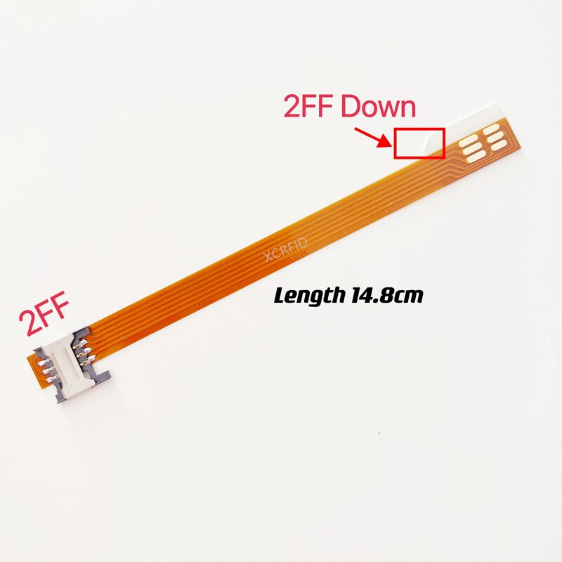 2FF Konverter Ekstensi Kartu SIM Standar Ke 3FF Micro 2FF Standar 4FF Kartu Sim Nano Fpc Kabel Lunak Extender 148Mm Adaptor