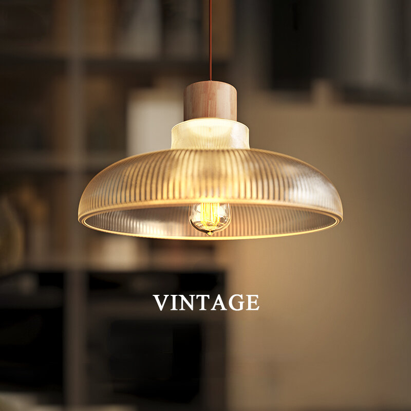 Japanse Vintage Eetkamerverlichting Luxe Getextureerde Glazen Woonkamer Studeerplafond Hanglampen Kamer Decor Hanglampen Hanglampen