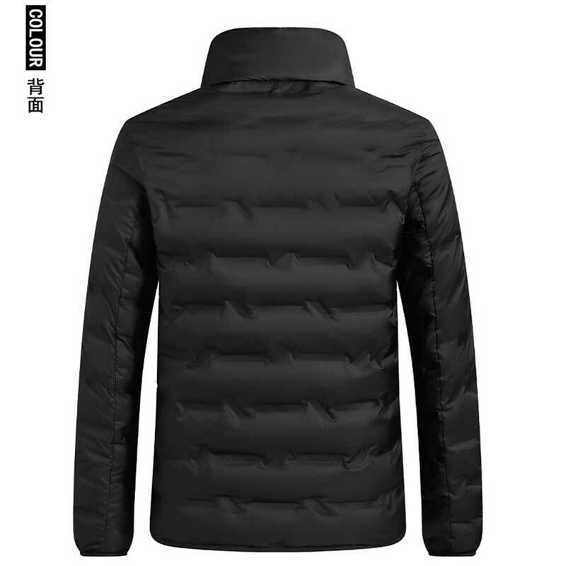2023 Winter New Men Thick Plush Jackets For Men Windproof Lightweight  Down Jackets Mens Casual High Quality Black Coat Male 5XL