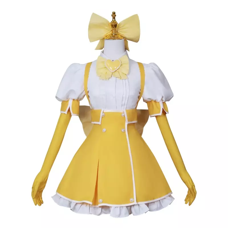 Anime Gushing Over Magical Girls Tenkawa Kaoruko Cosplay Costume parrucca Magia Sulfu Sexy Combat Suit JK School Uniform Skirt