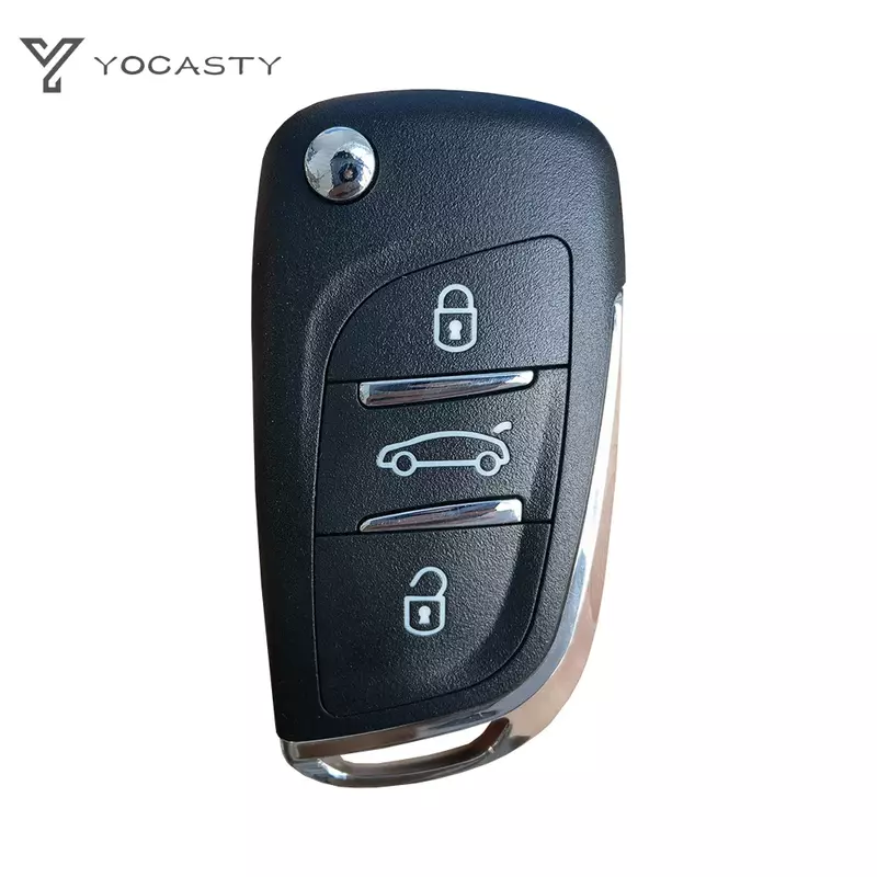 YOCASTY Modified Remote Car Key Shell Flip Case For Citroen C2 C3 C4 C5 Berlingo For Peugeot 207 307 308 407 607 HU83 VA2