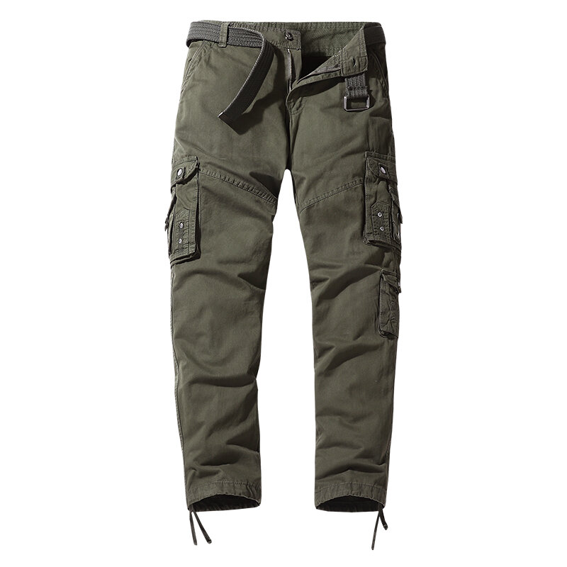 Pantalon cargo multi-poches pour homme, coupe régulière, militaire, FjOutdoor, respirant, boutonné, randonnée, fjOutdoor